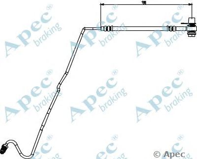 APEC BRAKING hos3875 -  Тормозной шланг